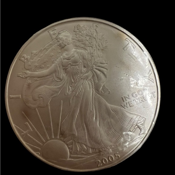 2005 American Silver Eagle 1 Troy oz. .999 Fine Silver Dollar Coin Uncirculated - Picture 4 of 12